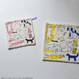 Classiky Tranecobonbon pile gauze mini handkerchief 18 cm square NH058