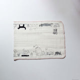 CLASSIKY TABBY CAT BONBON LINEN GAUZE WASHCLOTH NH059