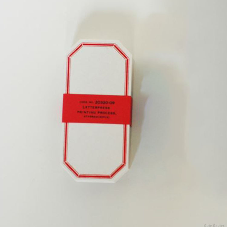 Carte d'étiquette d'impression classiky Top Top Octagon 40 pièces St026