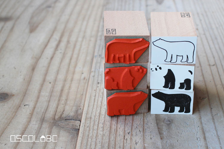 Stamp Oscolabo Doubu × Moyo Bear Panda