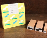 Oscolabo -Briefmarke Kumiyaki Hanigiri Yama
