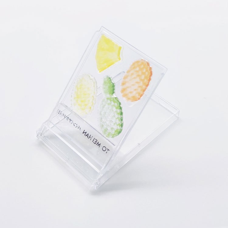 To-mei Han Clear Stamp Strawberry mit Acryl Erdbeer Kiwi Pine Mandarin Orangen Tomeihan-01-Ta