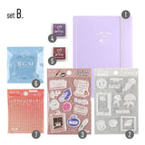 Clear stamp and stamp stand set Gute Gouter Original Set STAMPSET001