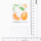 아크릴 딸기 딸기 kiwi 파인 만다린 오렌지와 함께한 명확한 우표 딸기 Tomeihan-01-ta