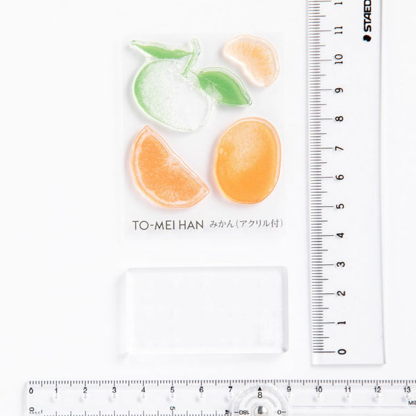To-mei Han Clear Stamp Berry con fresa acrílica Kiwi Pine mandarín oranges tomoihan-01-ta