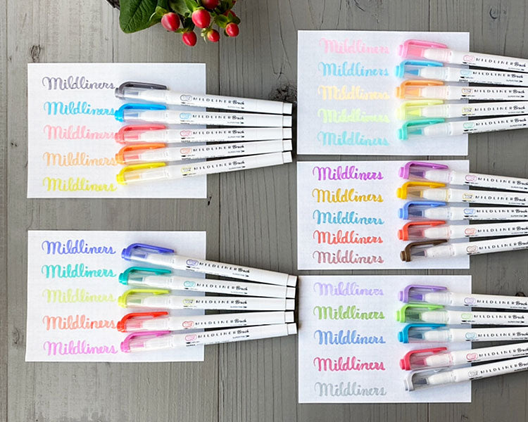 ZEBRA MILDLINER マイルドライナーブラッシュ 25色セット